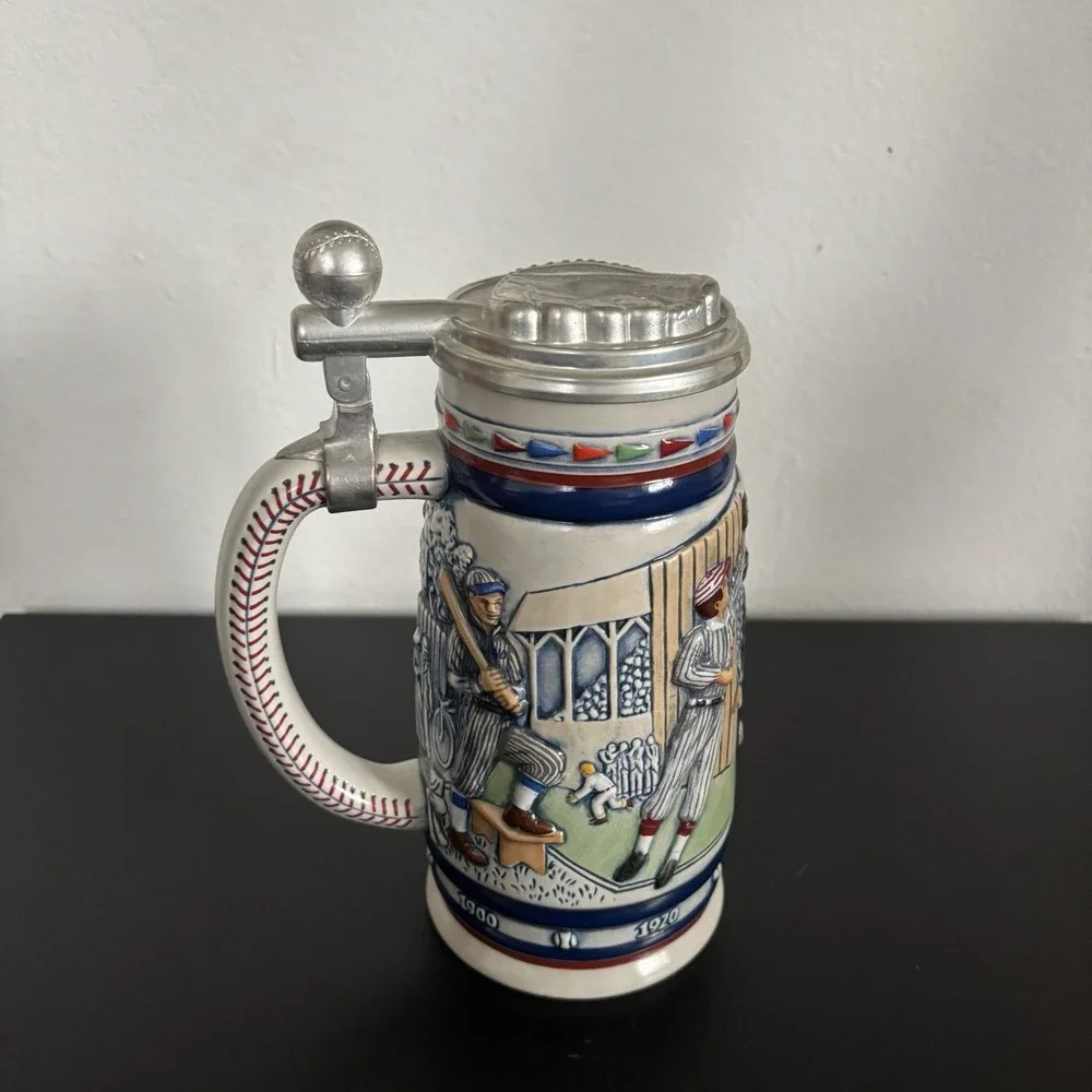Avon‎ Great American Baseball Ceramic Stein Vintage 1984